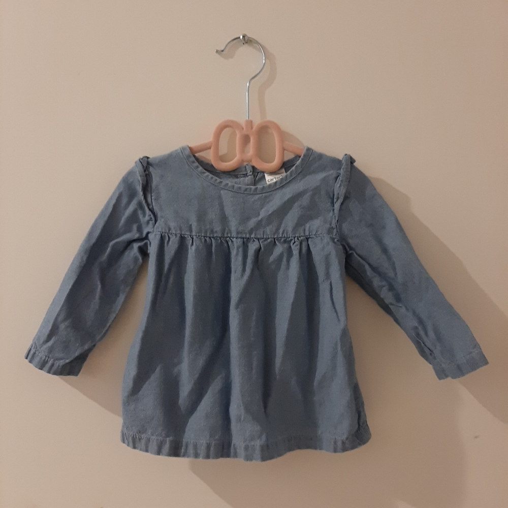 Long Sleeve Jean Shirt